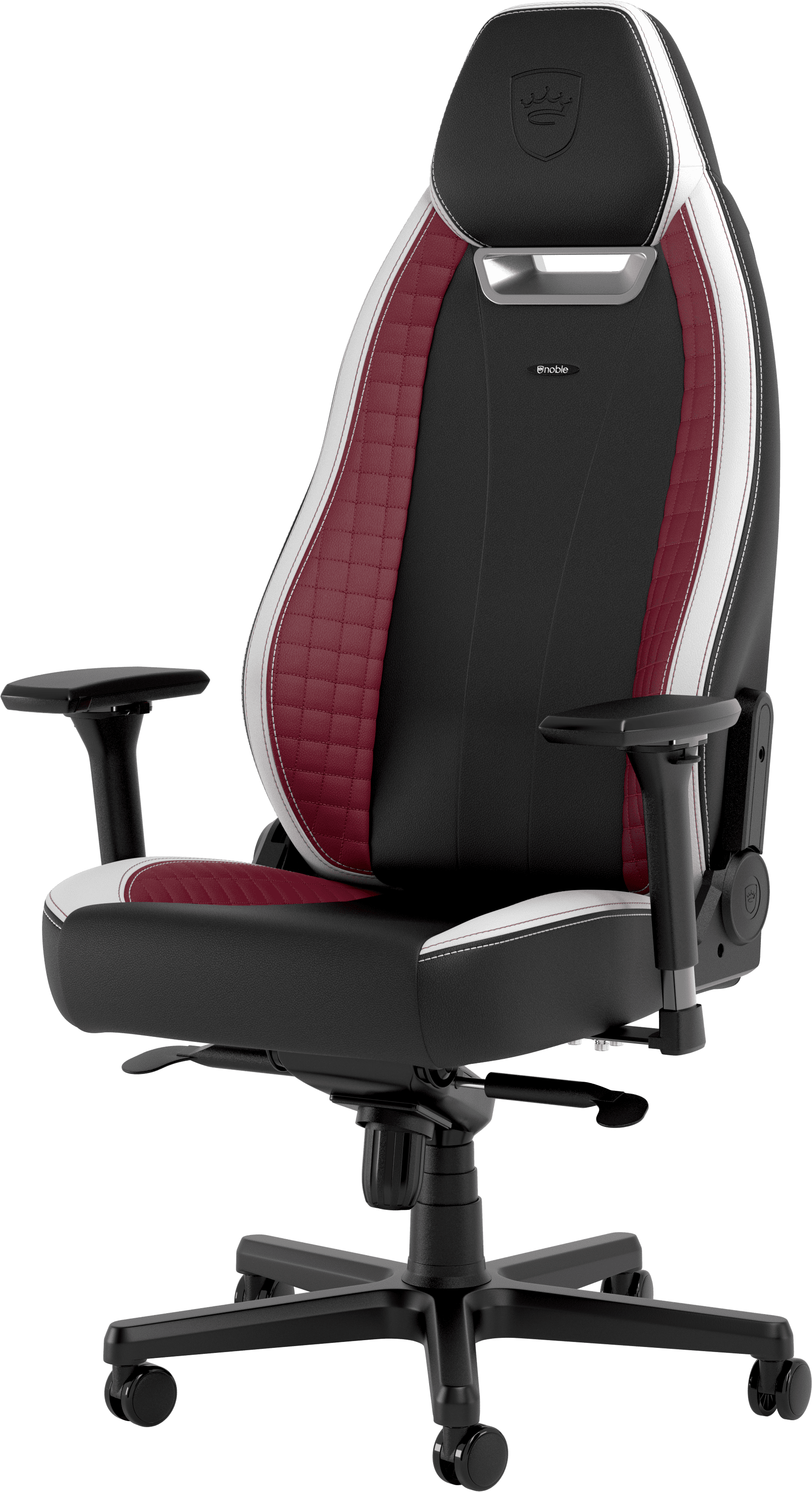 noblechairs LEGEND Black/White/Red finest materials