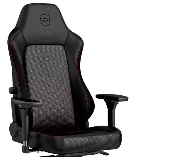 gaming chair vegan HERO Black Red ergonomic