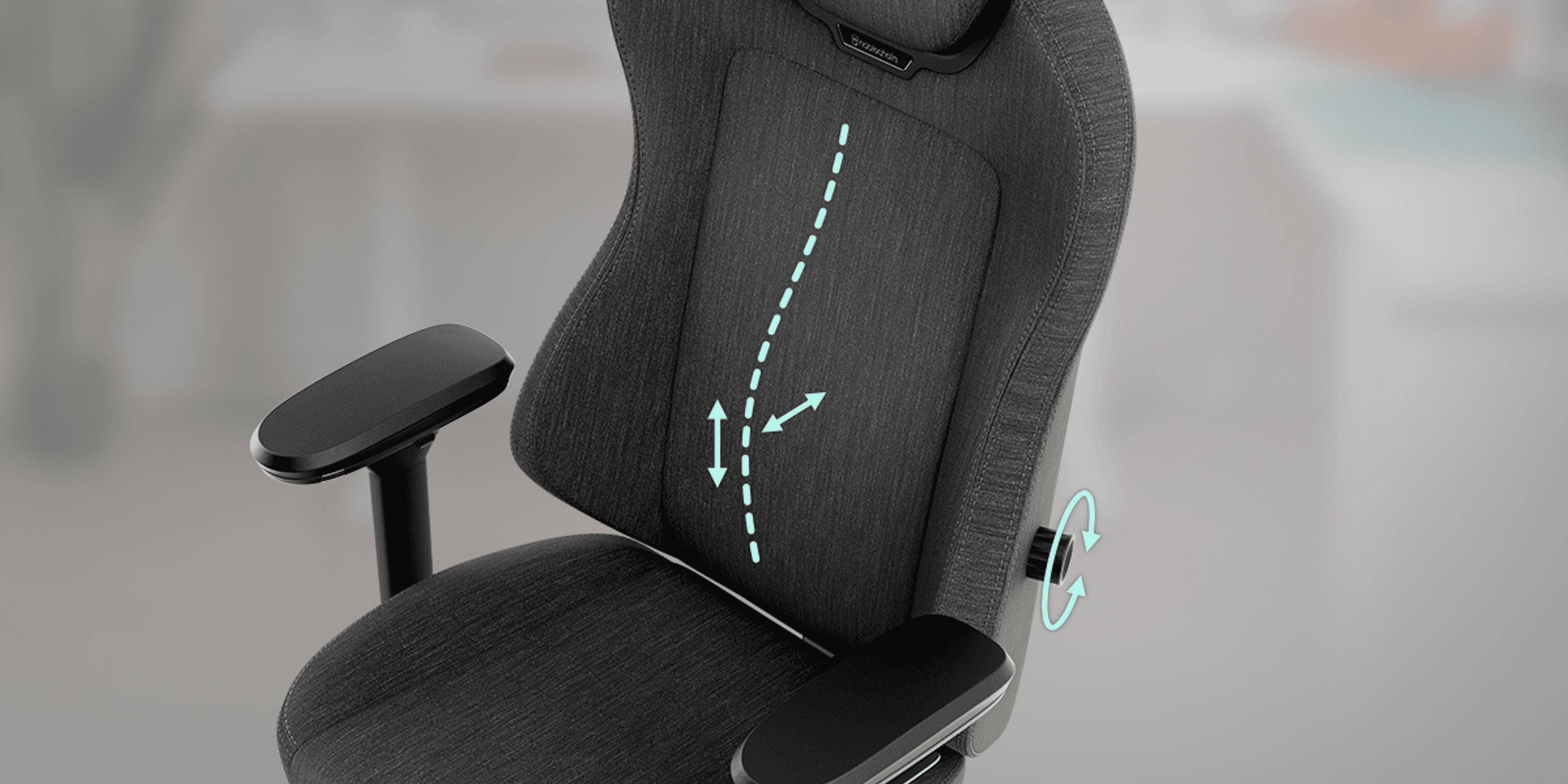 Four-Way Lumbar, Built Right In