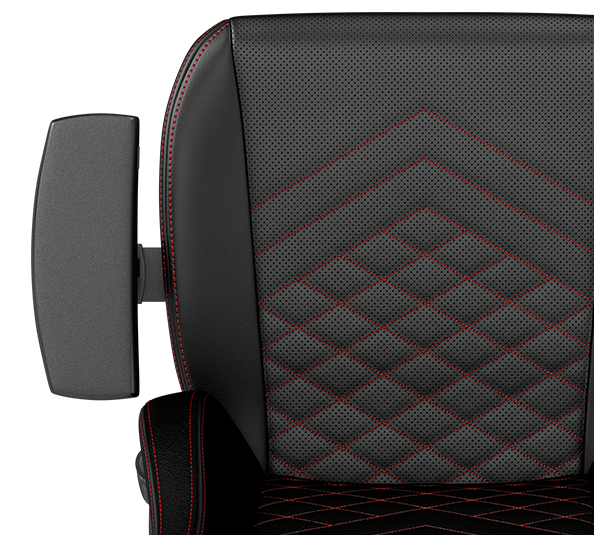 gaming chair vegan HERO Black Red high-quality materials