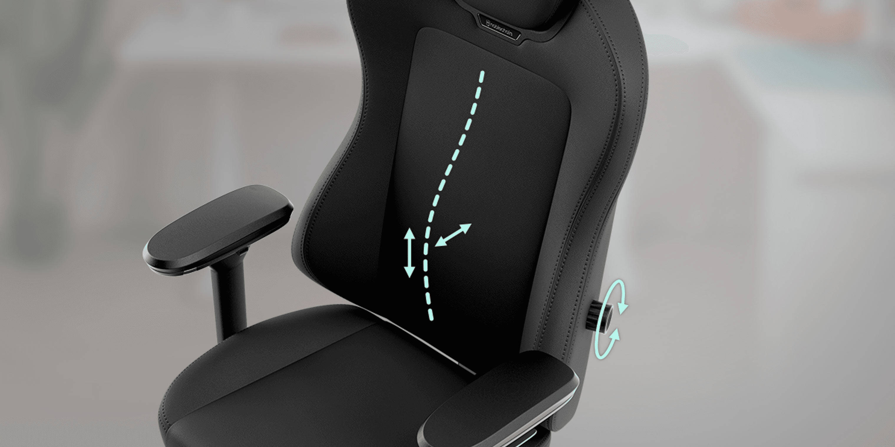 Four-Way Lumbar, Built Right In