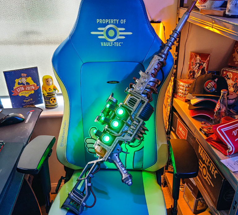 gaming chair vegan HERO Fallout Vault Tec design