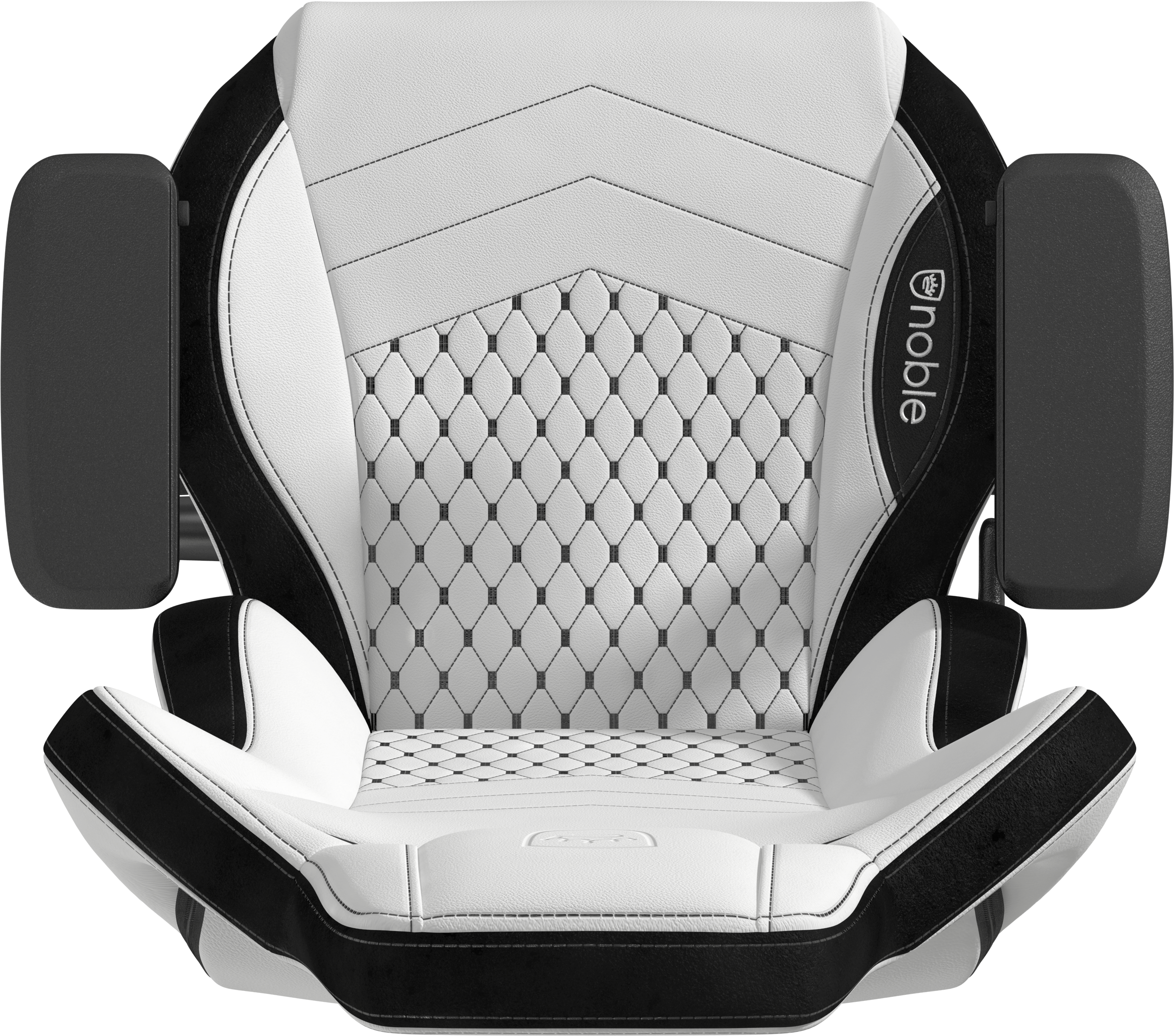 4D armrests EPIC PU White Black