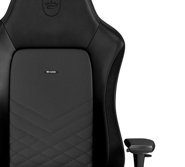 gaming chair vegan PU leather HERO Black