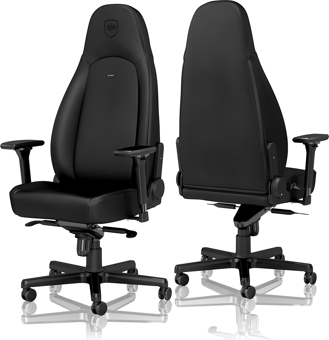4D armrests ICON Black Edition