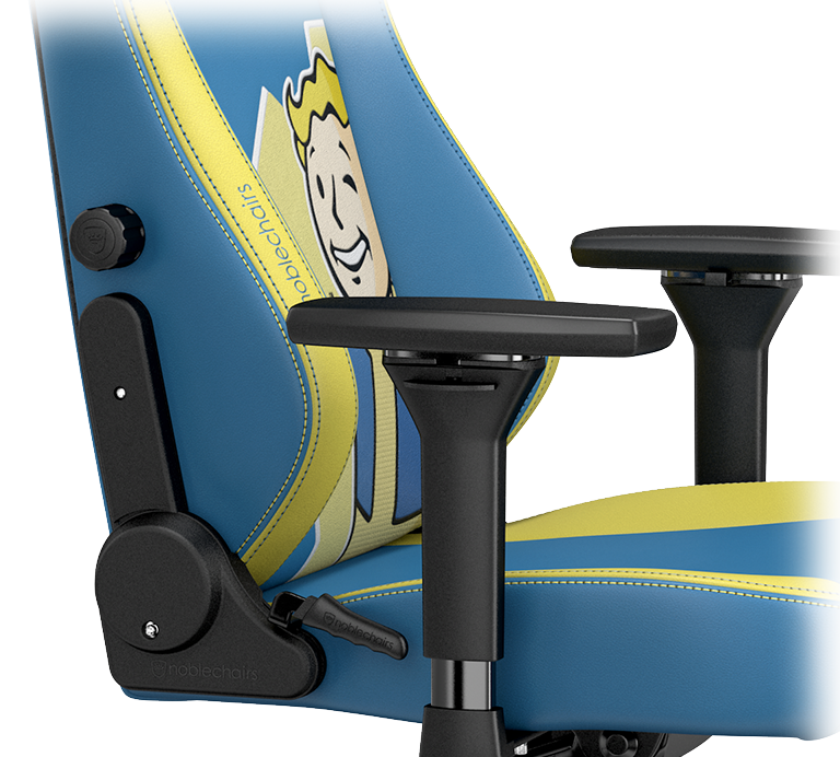 gaming chair vegan HERO Fallout Vault Tec lumbar support