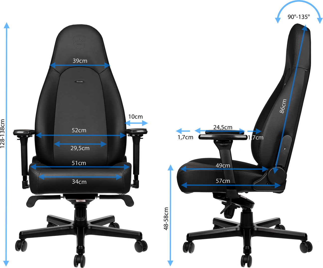 dimensions ICON Black Edition